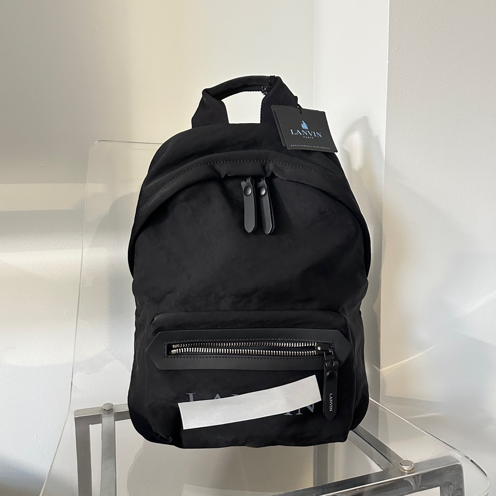 NWT Lanvin black backpack unisex